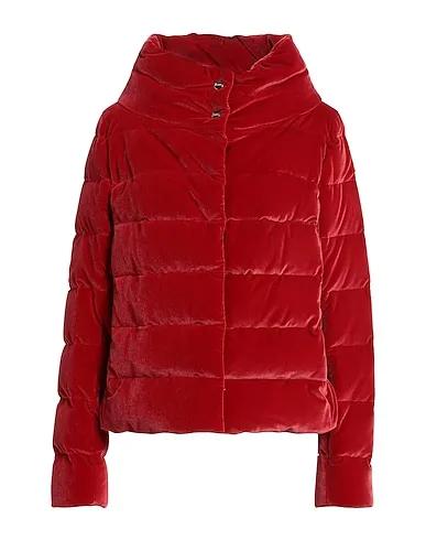 Red Chenille Shell  jacket