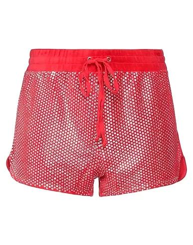 Red Chenille Shorts & Bermuda