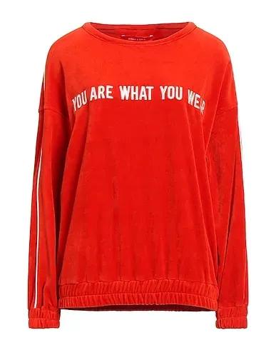 Red Chenille Sweatshirt