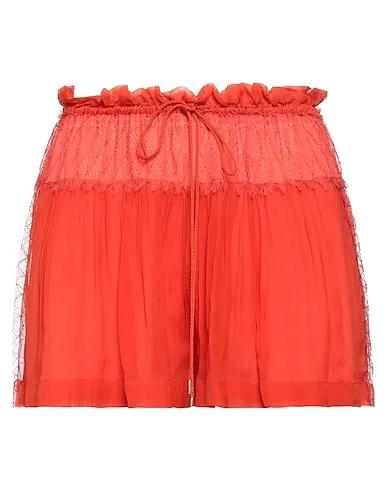 Red Chiffon Shorts & Bermuda