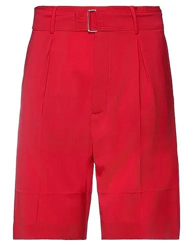 Red Cool wool Shorts & Bermuda