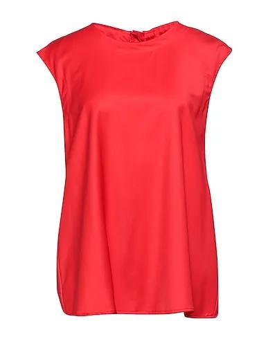 Red Cool wool Top