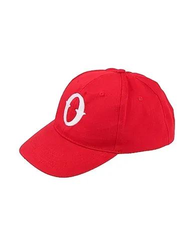 Red Cotton twill Hat