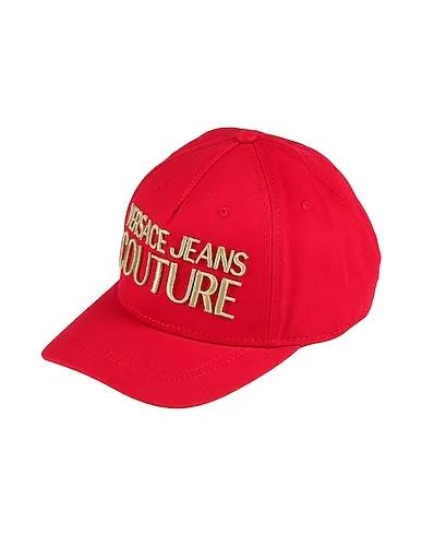 Red Cotton twill Hat