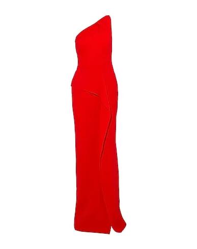 Red Crêpe Elegant dress