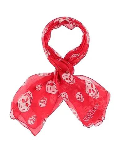 Red Crêpe Scarves and foulards
