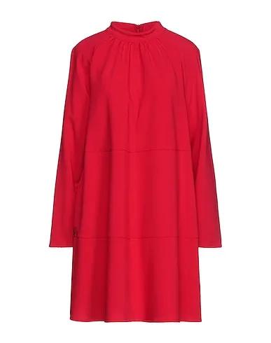 Red Crêpe Short dress