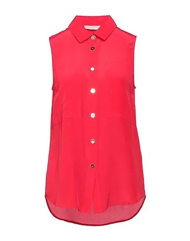 Red Crêpe Silk shirts & blouses