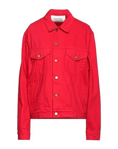 Red Denim Denim jacket