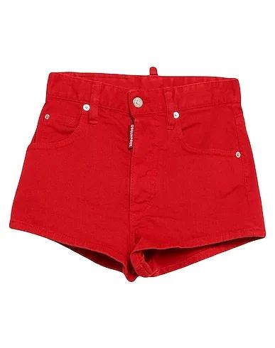 Red Denim Denim shorts
