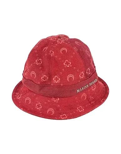 Red Denim Hat