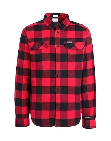 Red Flannel Checked shirt Flare Gun Stretch Flannel
