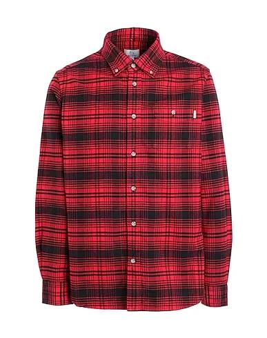 Red Flannel Checked shirt TRADITIONAL FLANNEL SHIRT
