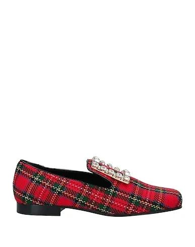Red Flannel Loafers