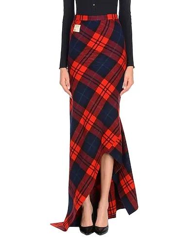 Red Flannel Maxi Skirts