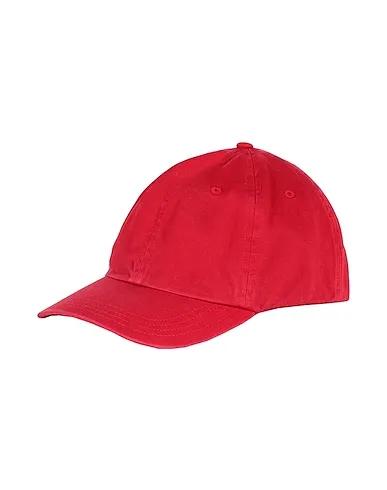 Red Gabardine Hat ORGANIC COTTON CAP
