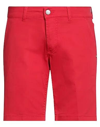 Red Gabardine Shorts & Bermuda