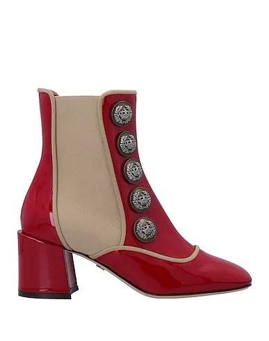 Red Grosgrain Ankle boot