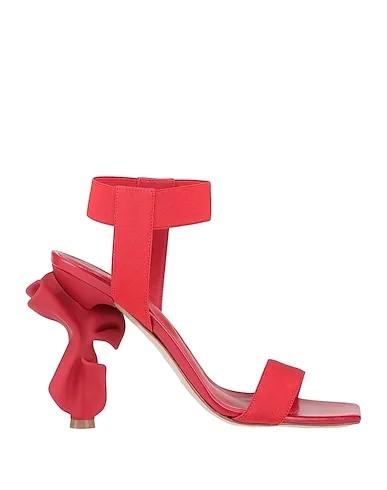Red Grosgrain Sandals