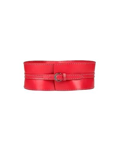 Red High-waist belt