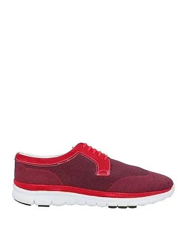 Red Jacquard Sneakers