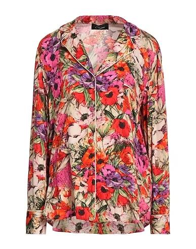 Red Jersey Floral shirts & blouses