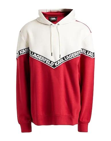 Red Jersey Hooded sweatshirt