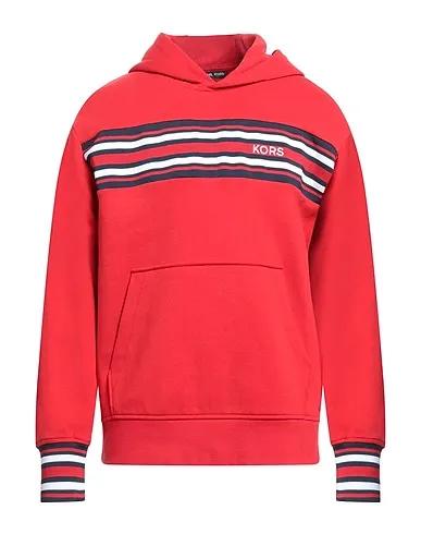 Red Jersey Hooded sweatshirt