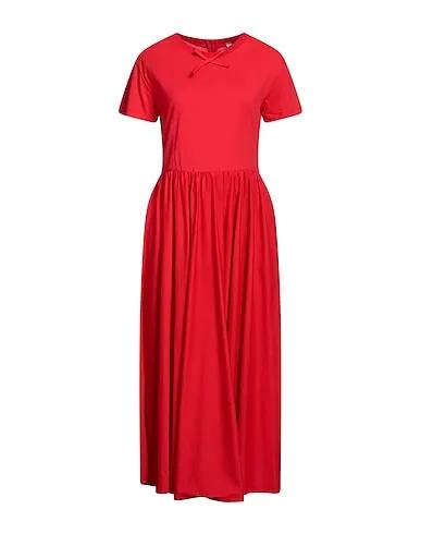 Red Jersey Long dress