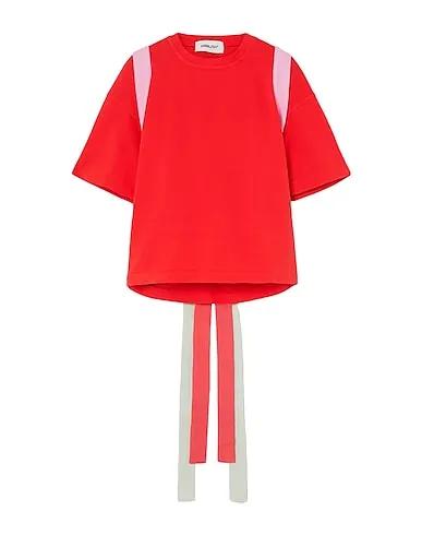 Red Jersey Oversize-T-Shirt