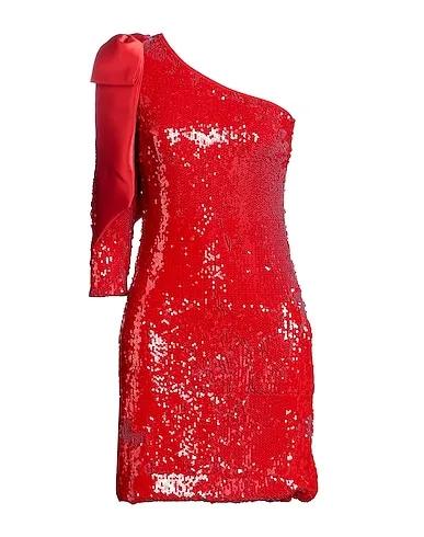 Red Jersey Short dress