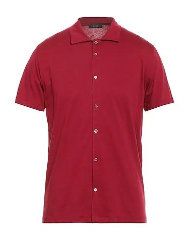 Red Jersey Solid color shirt