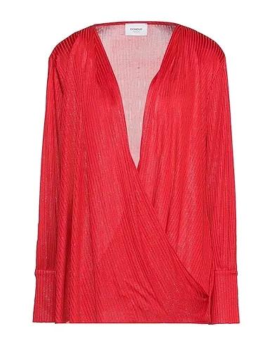 Red Knitted Blouse