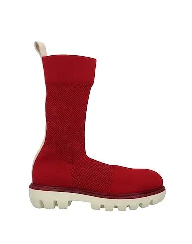 Red Knitted Boots