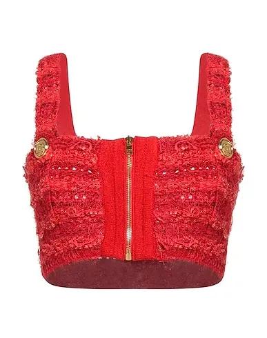 Red Knitted Bustier