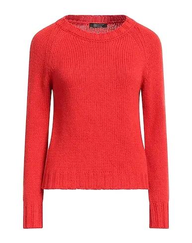 Red Knitted Cashmere blend