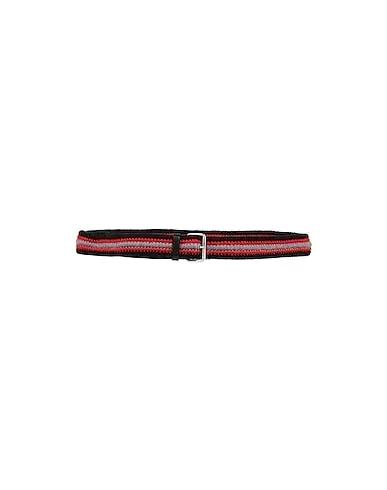 Red Knitted High-waist belt
