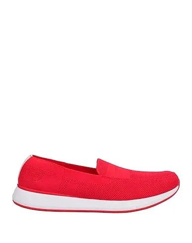 Red Knitted Loafers