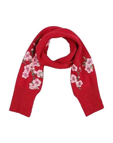 Red Knitted Scarves and foulards