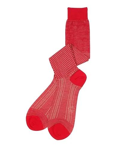 Red Knitted Short socks