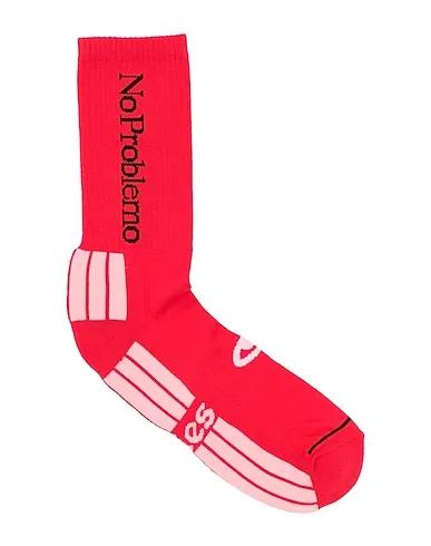 Red Knitted Short socks