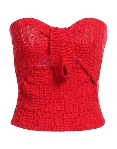 Red Knitted Top