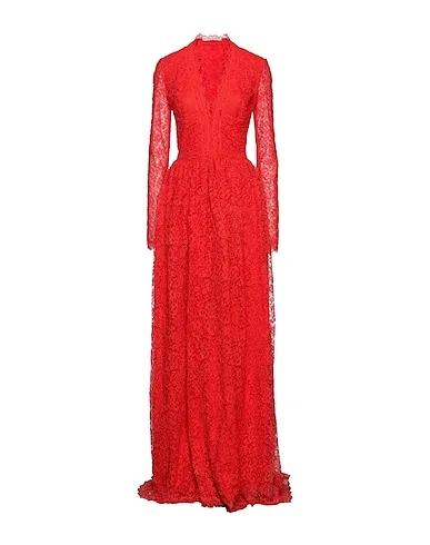 Red Lace Long dress