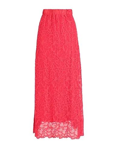 Red Lace Maxi Skirts