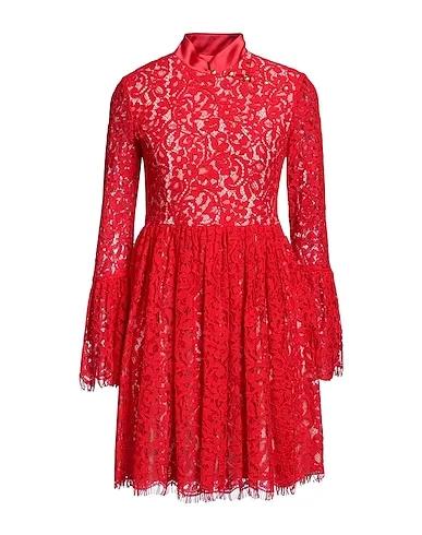 Red Lace Short dress