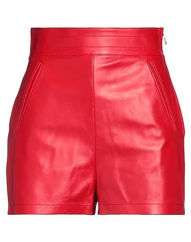 Red Leather Shorts & Bermuda