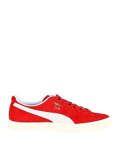 Red Leather Sneakers Clyde OG