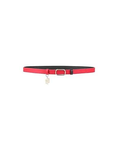 Red Leather Thin belt