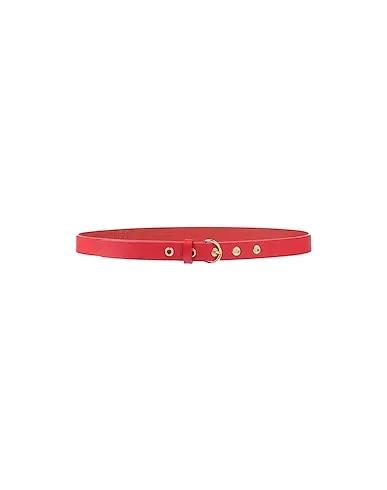 Red Leather Thin belt