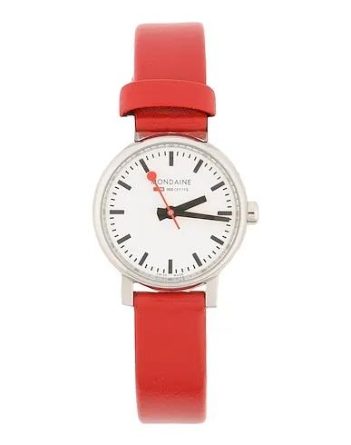 Red Leather Wrist watch